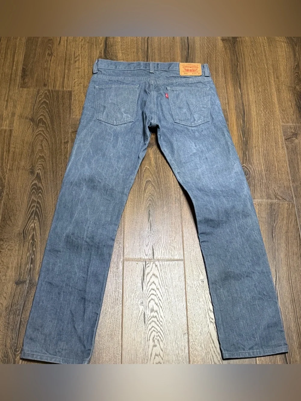 Classic Levi’s Men's Blue Jeans - Straight Fit 511 34/32